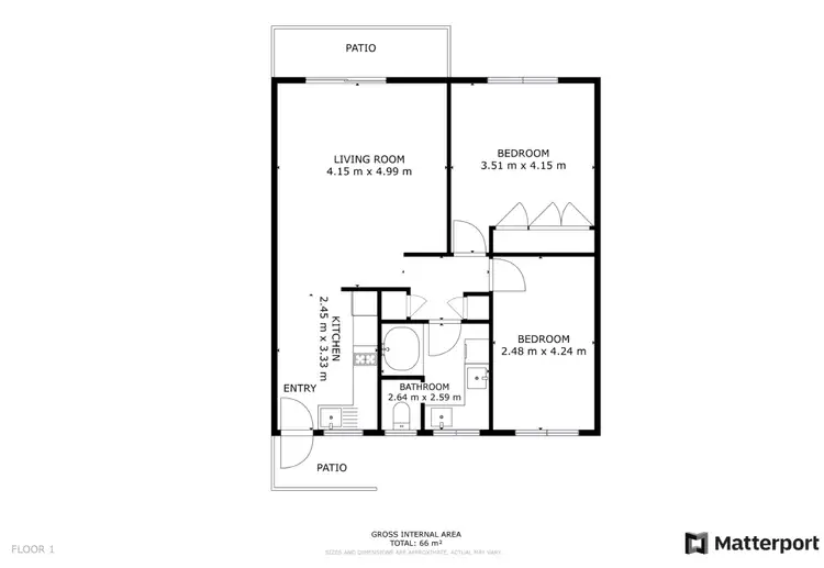 Floorplan of Homely unit listing, 6/21 Bellingen Street, Urunga NSW 2455