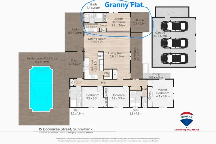 Floorplan of Homely house listing, 15 Boonaree St, Sunnybank QLD 4109