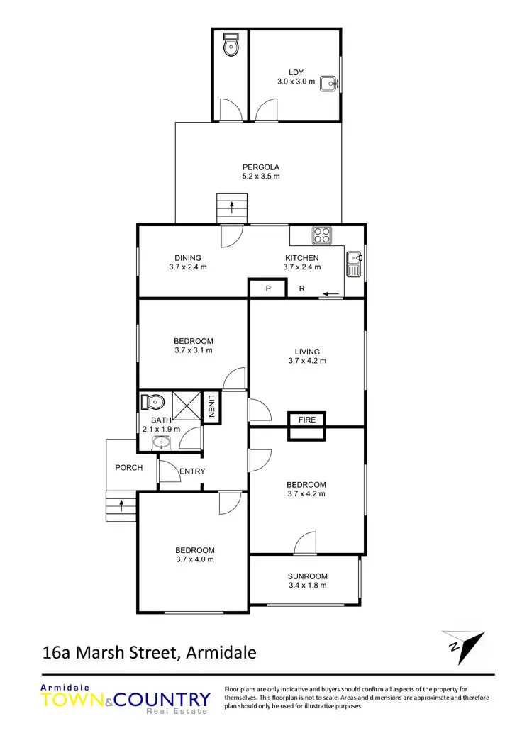 Floorplan of Homely house listing, 16 Marsh Street, Armidale NSW 2350
