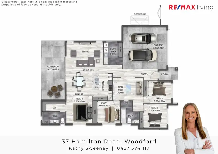 Floorplan of Homely house listing, 37 Hamilton Road, Woodford QLD 4514