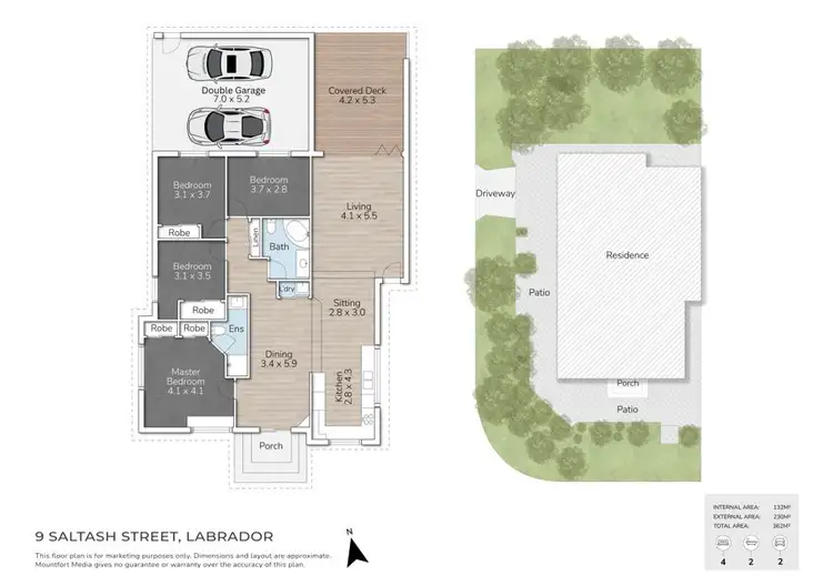 Floorplan of Homely house listing, 9 Saltash Street, Labrador QLD 4215