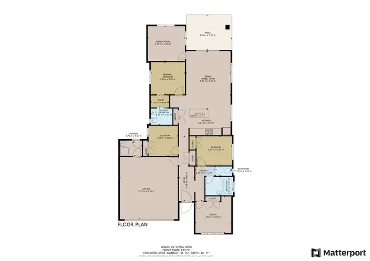 Floorplan of Homely house listing, 16 Jack Circuit, Joyner QLD 4500
