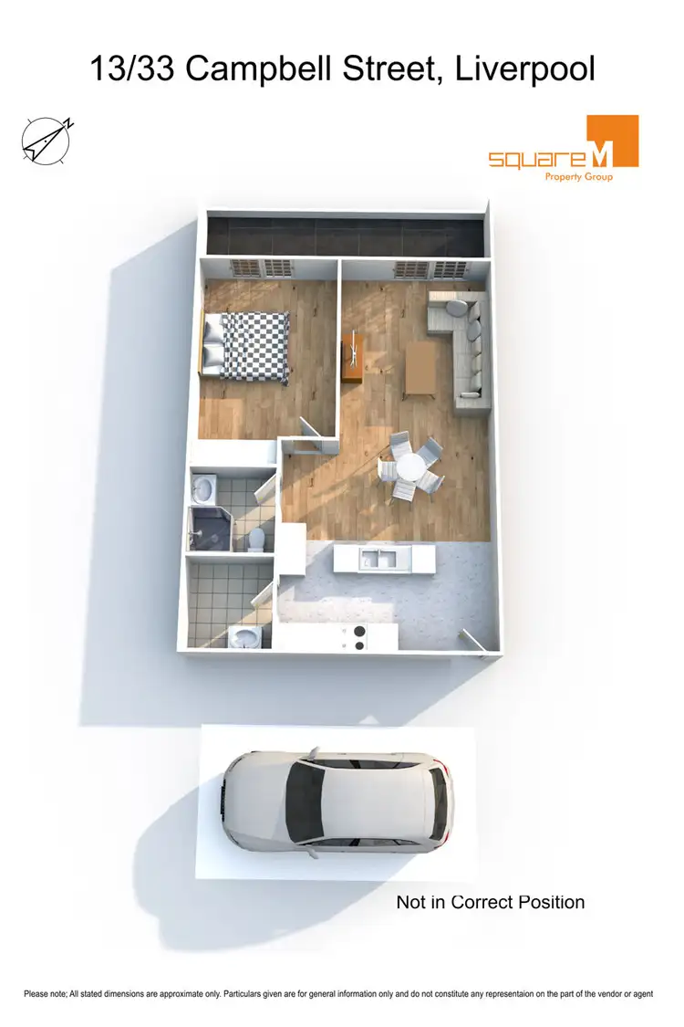Floorplan of Homely unit listing, 13/29-33 Campbell Street, Liverpool NSW 2170