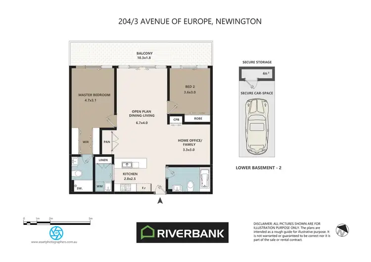 Floorplan of Homely house listing, C204/3 Avenue Of Europe, Newington NSW 2127