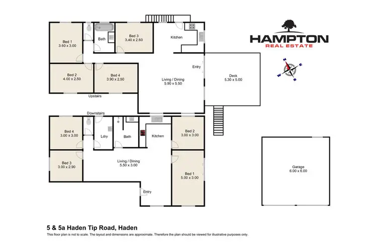 Floorplan of Homely rural property listing, 5 Haden Tip Road, Haden QLD 4353