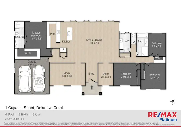 Floorplan of Homely house listing, 1 Cupania Street, Delaneys Creek QLD 4514