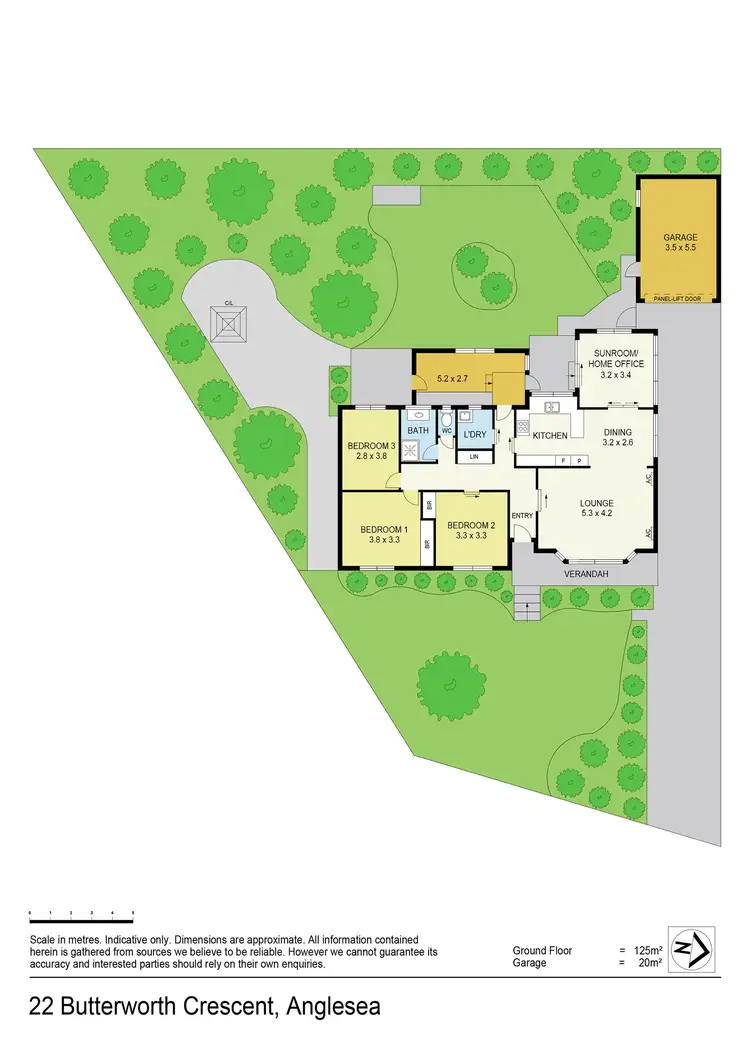 Floorplan of Homely house listing, 22 Butterworth Crescent, Anglesea VIC 3230