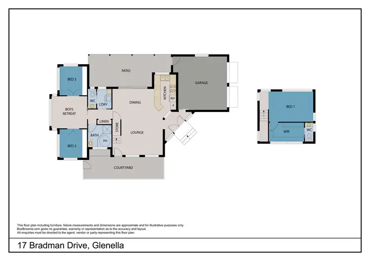 Floorplan of Homely house listing, 17 Bradman Drive, Glenella QLD 4740
