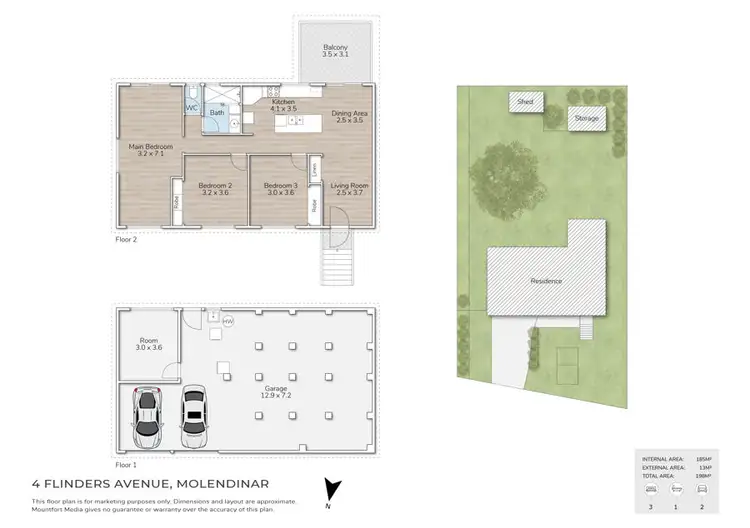 Floorplan of Homely house listing, 4 Flinders Avenue, Molendinar QLD 4214