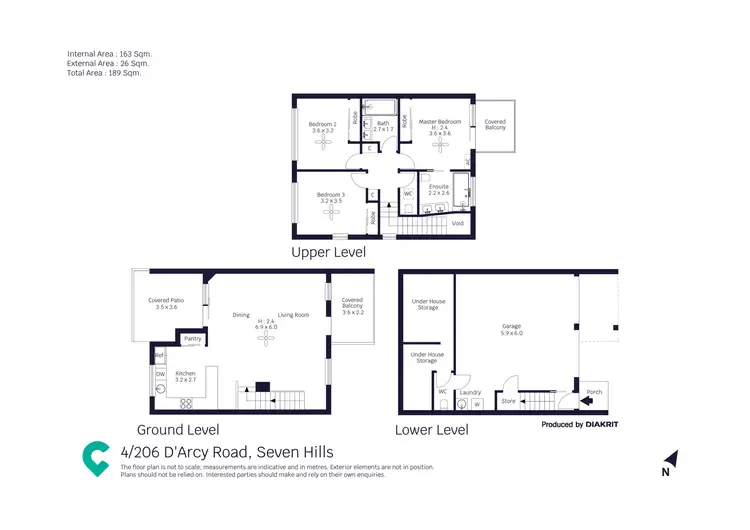 Floorplan of Homely townhouse listing, 4/206 D'Arcy Road, Seven Hills QLD 4170