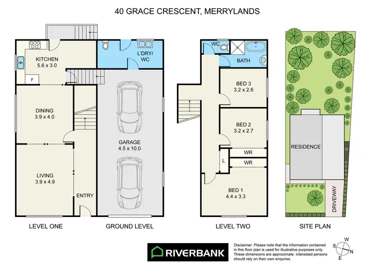 Floorplan of Homely house listing, 40 Grace Crescent, Merrylands NSW 2160