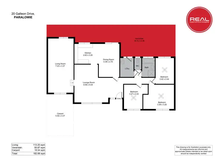 Floorplan of Homely house listing, 20 Galleon Drive, Paralowie SA 5108