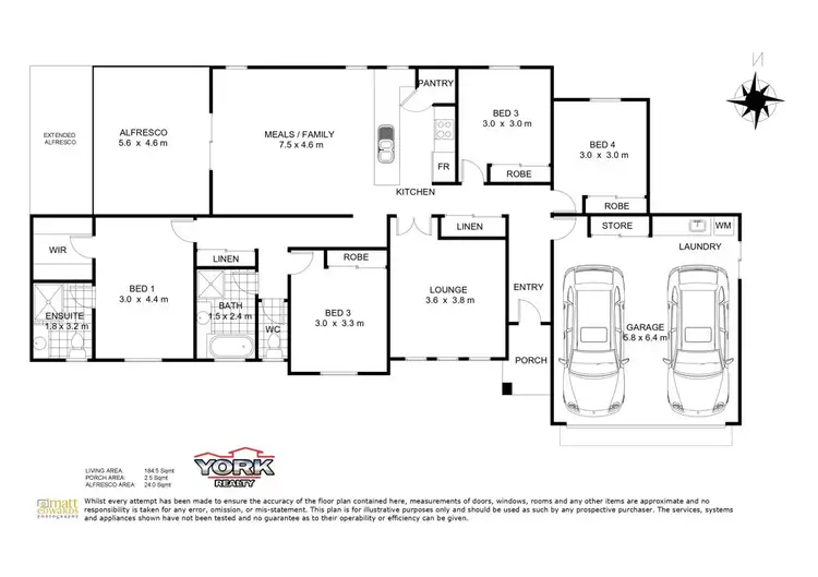 Floorplan of Homely house listing, 14 Radcliffe Crescent, Glenvale QLD 4350