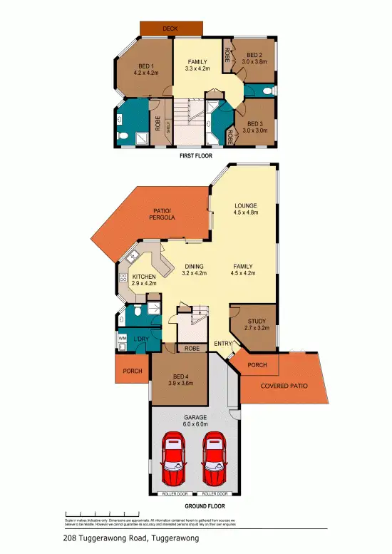 Floorplan of Homely house listing, 208 Tuggerawong Road, Tuggerawong NSW 2259