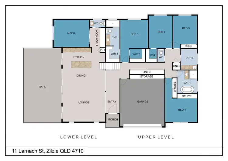 Floorplan of Homely house listing, 11 Larnach Street, Zilzie QLD 4710