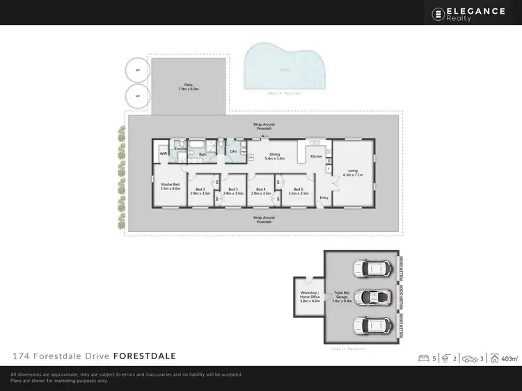 Floorplan of Homely house listing, 174-176 Forestdale Drive, Forestdale QLD 4118