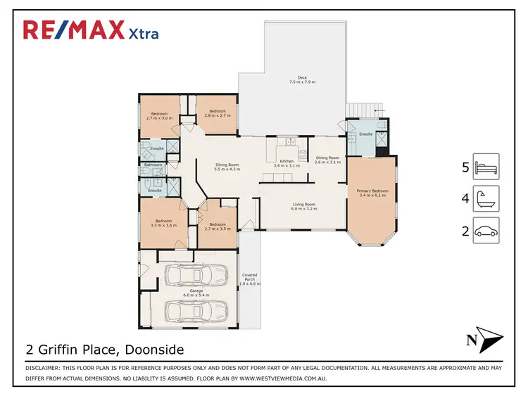 Floorplan of Homely house listing, 2 Griffin Place, Doonside NSW 2767