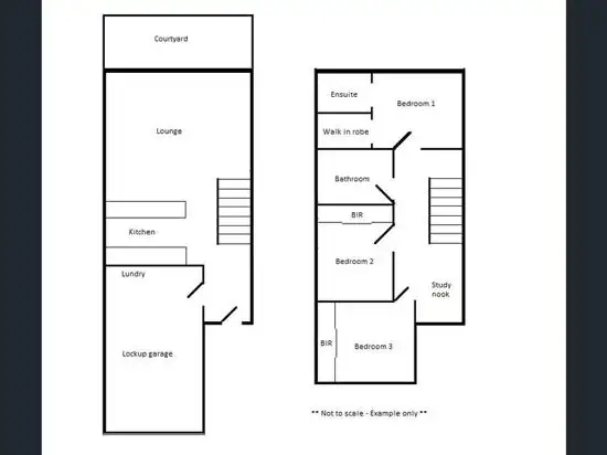 Floorplan of Homely townhouse listing, 34 /11 Portia St, Kingston QLD 4114