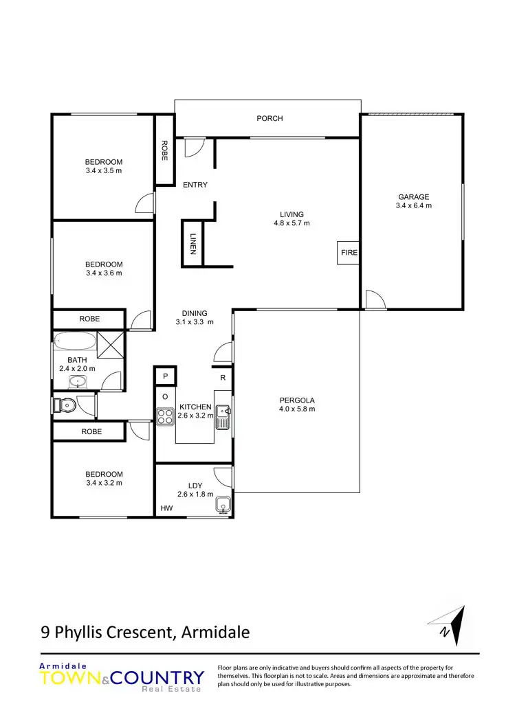 Floorplan of Homely house listing, 9 Phyllis Crescent, Armidale NSW 2350