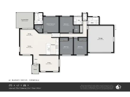 Floorplan of Homely house listing, 41 Banks Drive, Ormeau QLD 4208