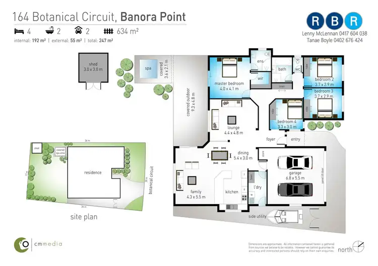 Floorplan of Homely house listing, 164 Botanical Circuit, Banora Point NSW 2486