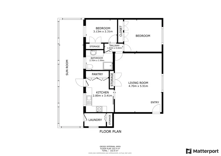Floorplan of Homely house listing, 283 Henry Street, Deniliquin NSW 2710