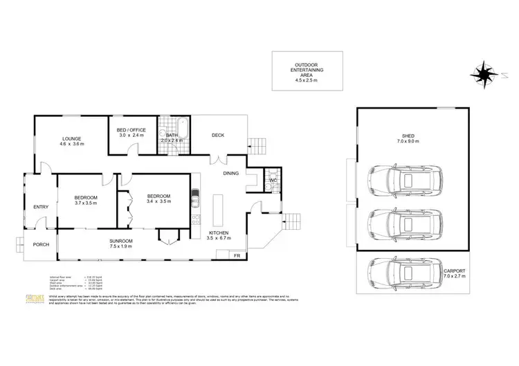Floorplan of Homely house listing, 189 Russell Street, Newtown QLD 4350