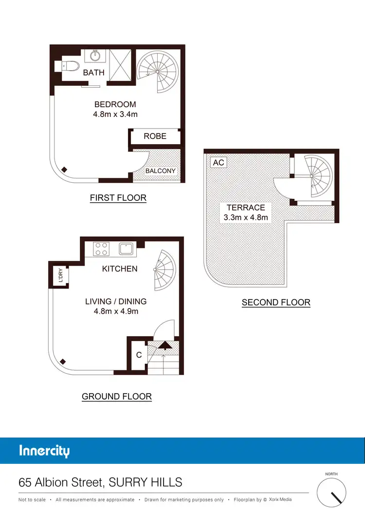 Floorplan of Homely house listing, 65 Albion St, Surry Hills NSW 2010