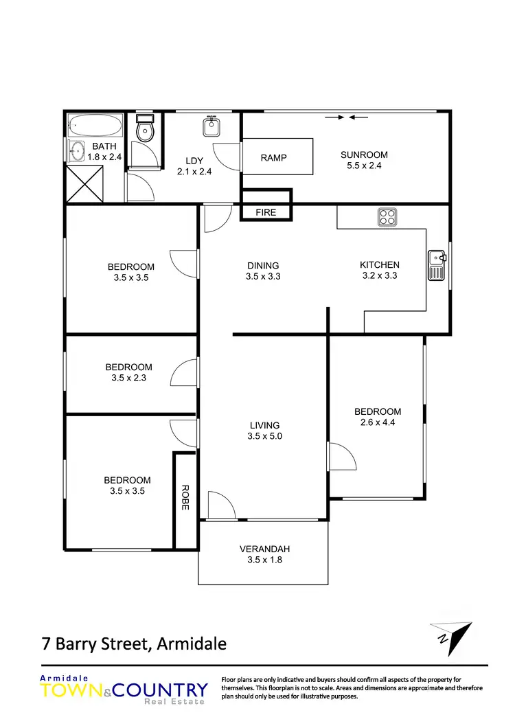 Floorplan of Homely house listing, 7 Barry Street, Armidale NSW 2350