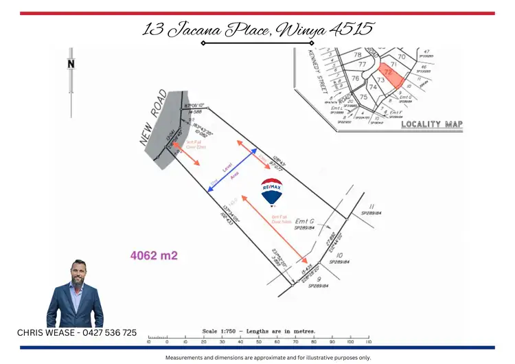 Floorplan of Homely land listing, 13 Jacana Place, Kilcoy QLD 4515