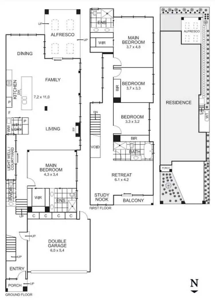 Floorplan of Homely house listing, 8 Corroboree Place, Templestowe Lower VIC 3107