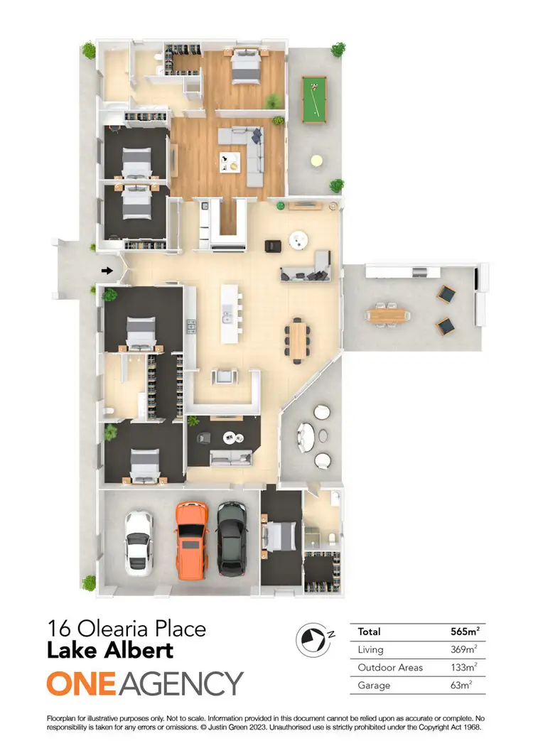 Floorplan of Homely house listing, 16 OLEARIA PLACE, Lake Albert NSW 2650