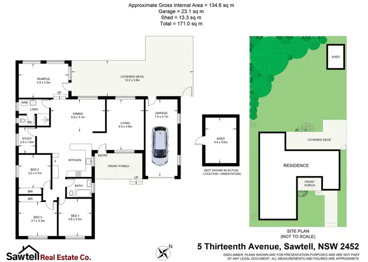 Floorplan of Homely house listing, 5 Thirteenth Avenue, Sawtell NSW 2452