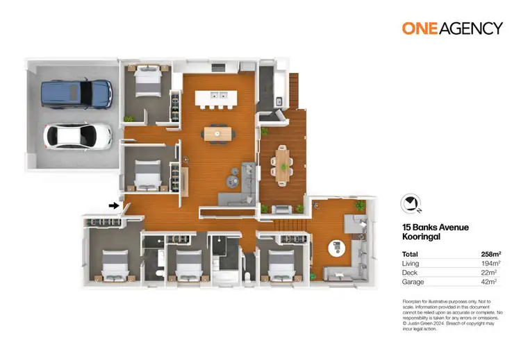 Floorplan of Homely house listing, 15 BANKS AVENUE, Kooringal NSW 2650