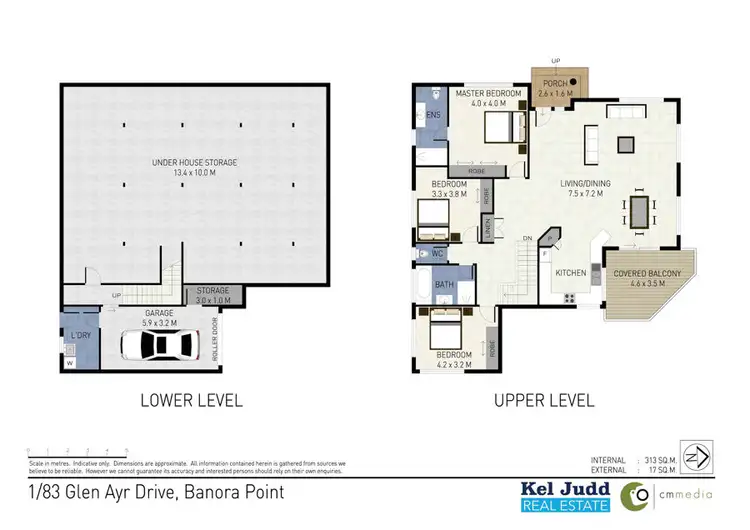 Floorplan of Homely semi-detached listing, 1/83 Glen Ayr Drive, Banora Point NSW 2486