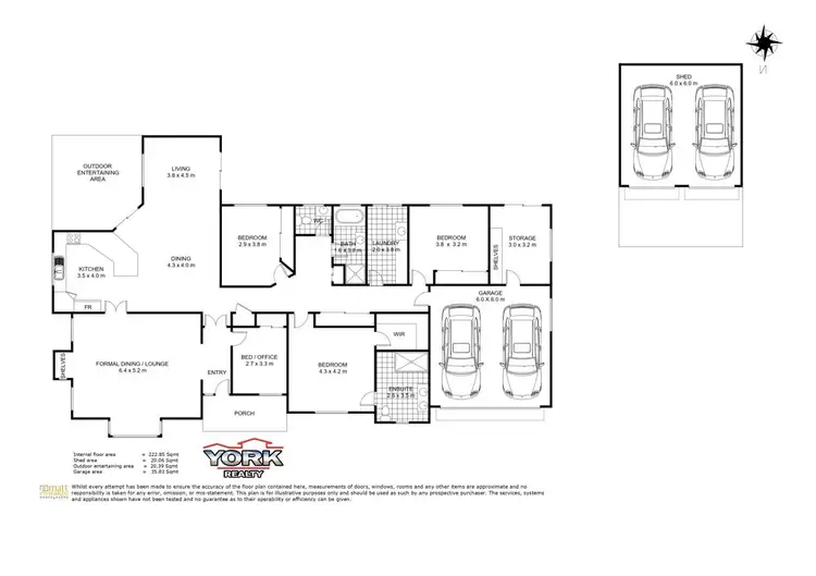 Floorplan of Homely house listing, 2-4 Donaghy Court, Middle Ridge QLD 4350