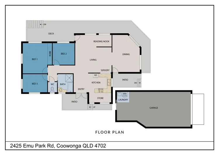 Floorplan of Homely house listing, 2425 Emu Park Road, Coowonga QLD 4702