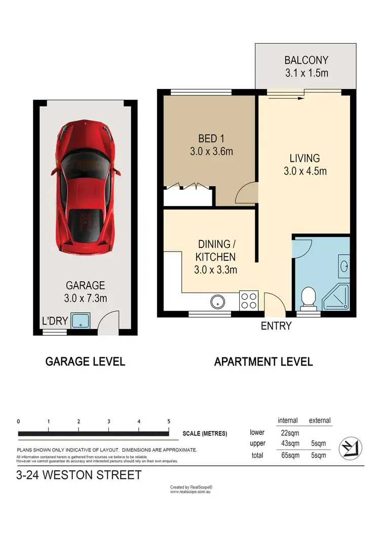 Floorplan of Homely unit listing, 3/24 Weston Street, Coorparoo QLD 4151