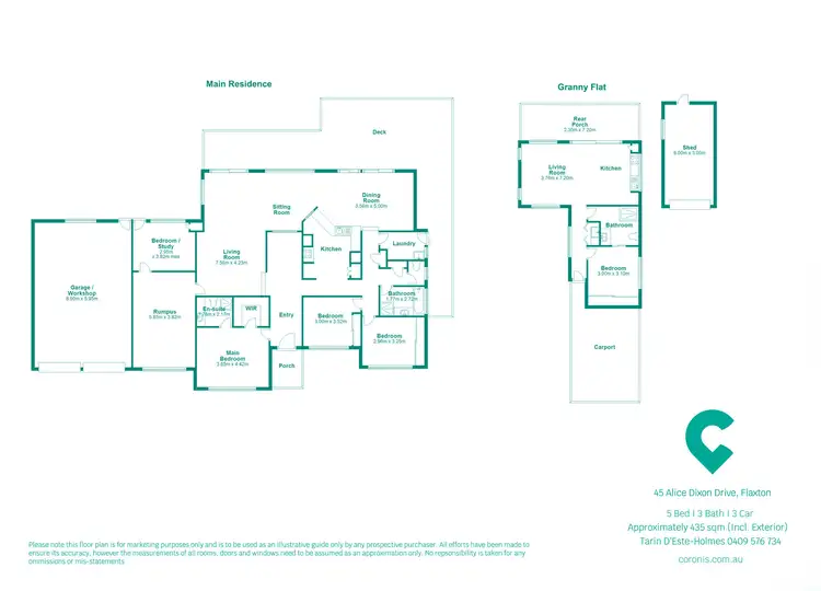 Floorplan of Homely house listing, 45 Alice Dixon Drive, Flaxton QLD 4560