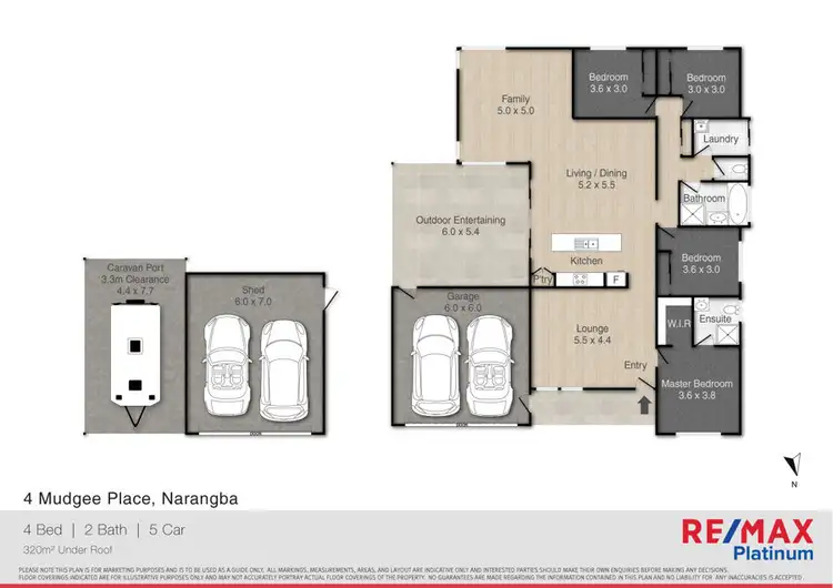 Floorplan of Homely house listing, 4 Mudgee Place, Narangba QLD 4504