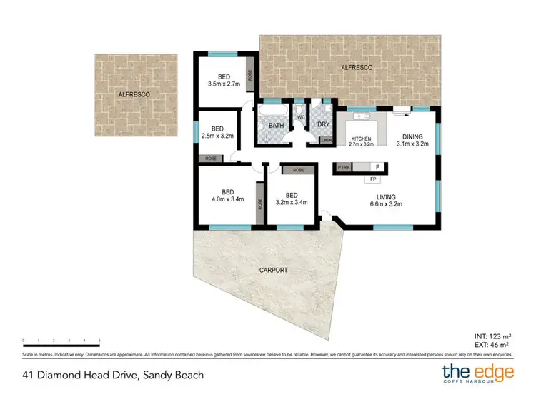 Floorplan of Homely house listing, 41 Diamond Head Drive, Sandy Beach NSW 2456