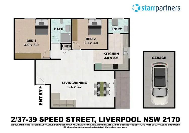 Floorplan of Homely unit listing, 2/37-39 Speed Street, Liverpool NSW 2170