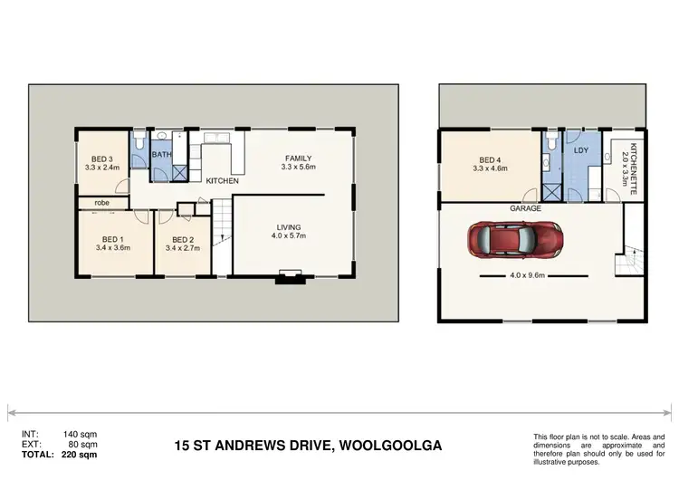 Floorplan of Homely house listing, 15 St Andrews Drive, Woolgoolga NSW 2456