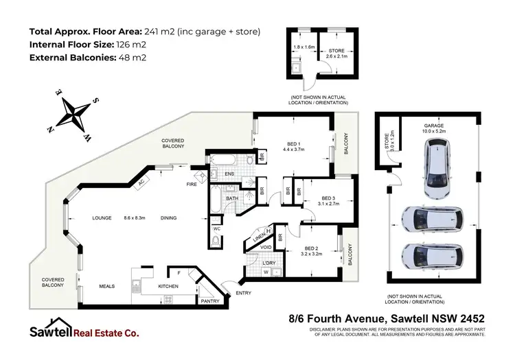 Floorplan of Homely apartment listing, 8/6 Fourth Avenue, Sawtell NSW 2452