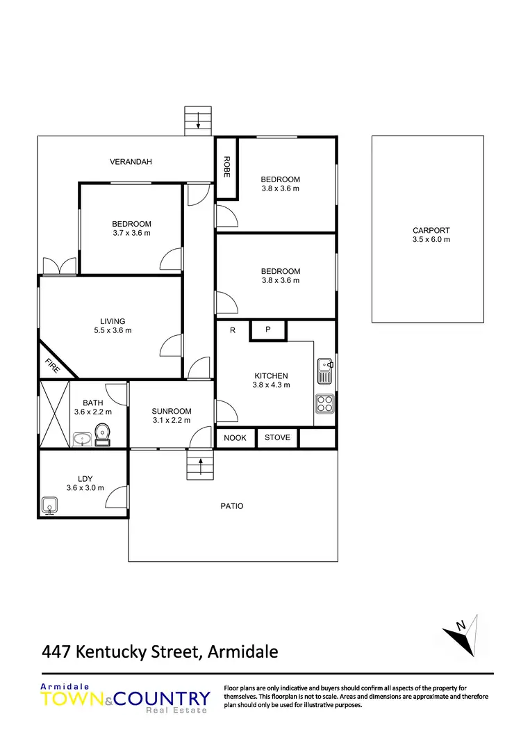 Floorplan of Homely house listing, 47 Kentucky Street, Armidale NSW 2350