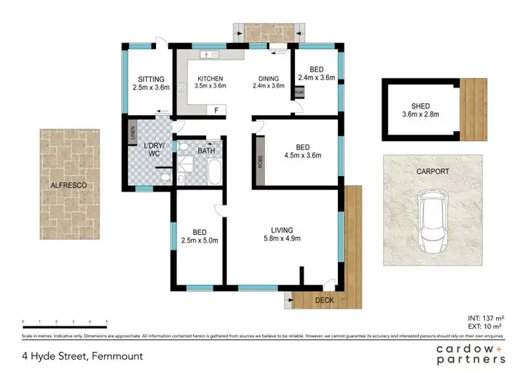 Floorplan of Homely house listing, 4 Hyde St, Fernmount NSW 2454