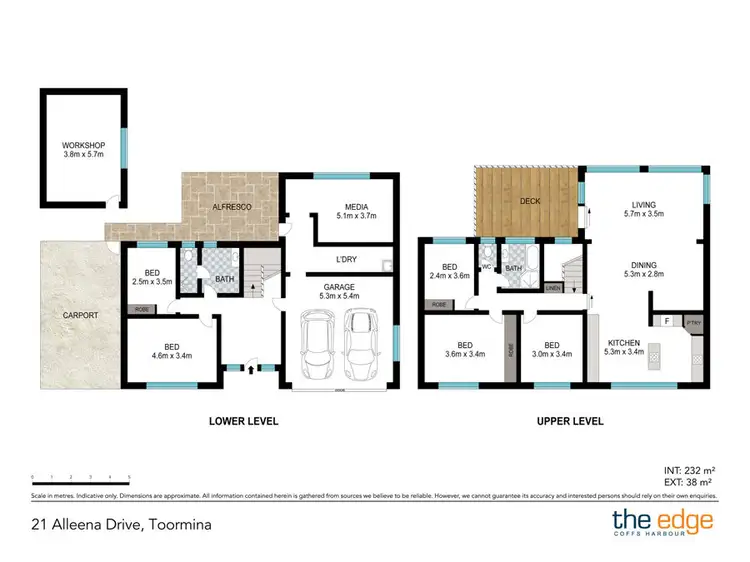 Floorplan of Homely house listing, 21 Alleena Drive, Toormina NSW 2452