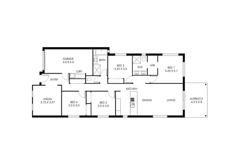 Floorplan of Homely house listing, 15 Tadorna Street, Narangba QLD 4504