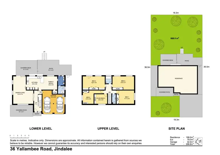 Floorplan of Homely house listing, 36 Yallambee Road, Jindalee QLD 4074