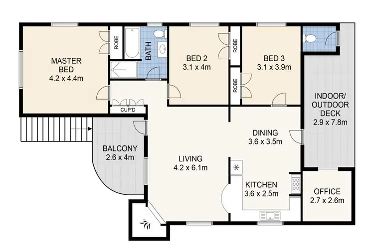 Floorplan of Homely house listing, 11 Prince St, Bellingen NSW 2454